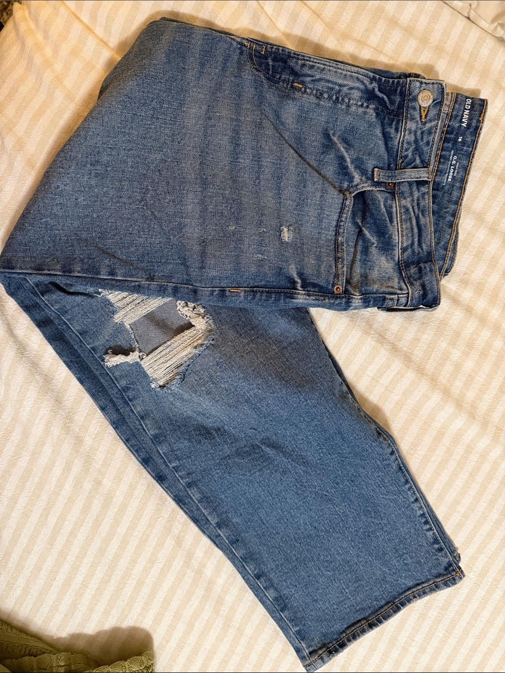 Old Navy OG Loose High Rise Distressed Jean